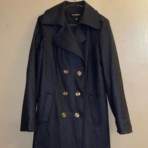 Woman’s Pea Coat dark grey . Size is Medium it new without tags